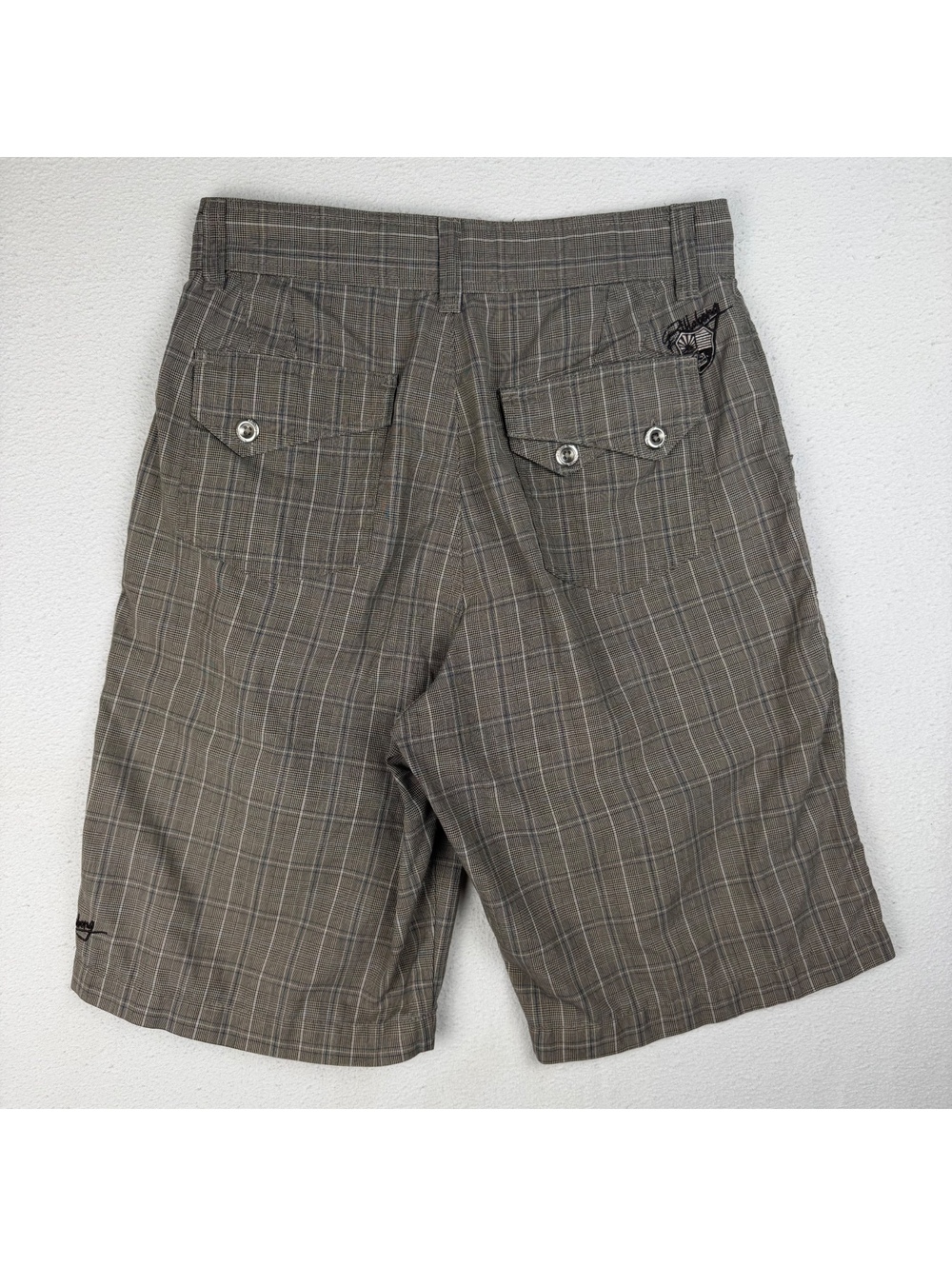 y2k Billabong Plaid Surf Shorts Men's 28